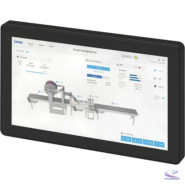 Painel web v450 — Lenze Autorizada TECJAC